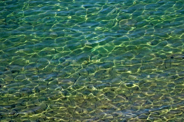 Bela Água Limpa Limpa Textura Fundo Mar — Fotografia de Stock