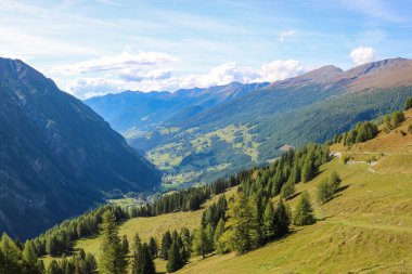 Grossglockner Yüksek Alp Yolu, Avusturya 'dan güzel dağ manzarası