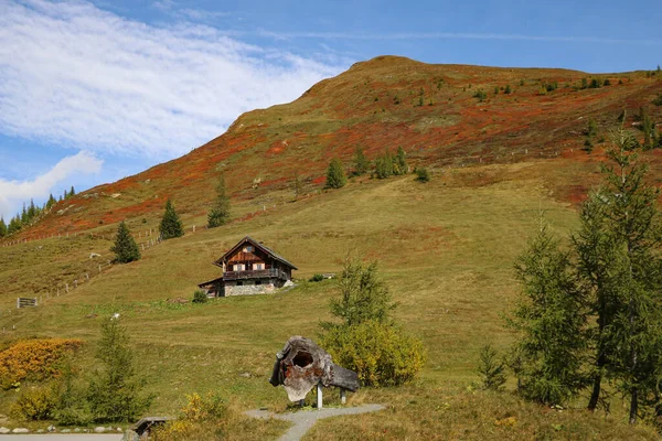 Great Views Peaks Valleys Austrian Alps Charming Beautiful Scene Meadows — Stock Photo, Image