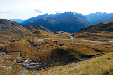 Grossglockner Yüksek Alp Yolu, Avusturya 'dan güzel dağ manzarası