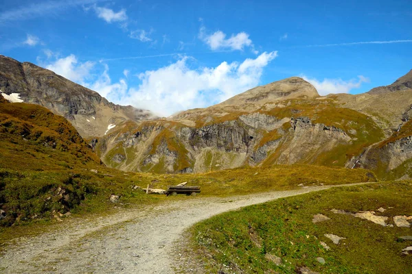 Uitzicht Alpen Herfst Een Zonnige Dag — Stockfoto