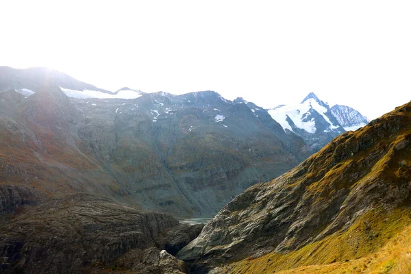 Vue Sur Les Montagnes Enneigées Grossglockner High Alpine Road Autriche — Photo