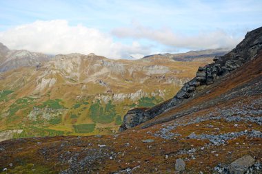 Grossglockner bölgesinden manzara görüntüsü, Avusturya