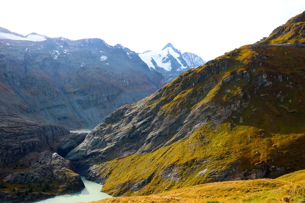 Όμορφη Θέα Τοπίο Από Grossglockner Αυστρία — Φωτογραφία Αρχείου