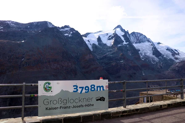 Autriche Septembre 2019 Vue Sur Haute Montagne Autriche Grossglockner — Photo