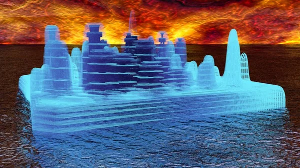 Waterplanet adada bir yerde hayalet