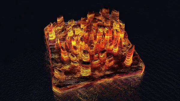 lav ada okyanus herhangi bir yerinde