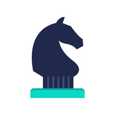 pazarlama stratejisi düz simgesi, illüstrasyon