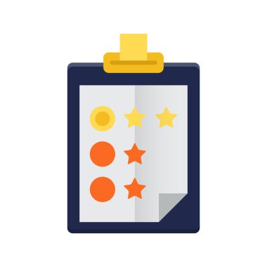 Pano anket düz simgesi, illüstrasyon