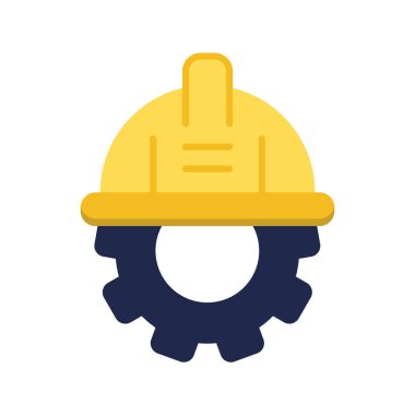 mühendislik düz simgesi, illüstrasyon