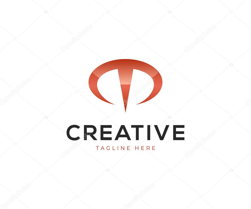 T Letter Logo Design. Letter T Logo Design Template.