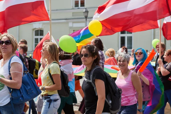 Vilnius Litvanya Haziran 2016 National Lezbiyen Derneği Eşcinsel Biseksüel Transseksüel — Stok fotoğraf