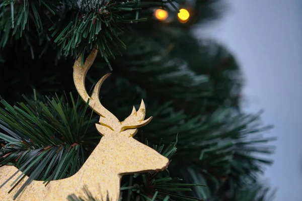 Geschmückter Weihnachtsbaum Spielzeug Weihnachtsbaum — Stockfoto