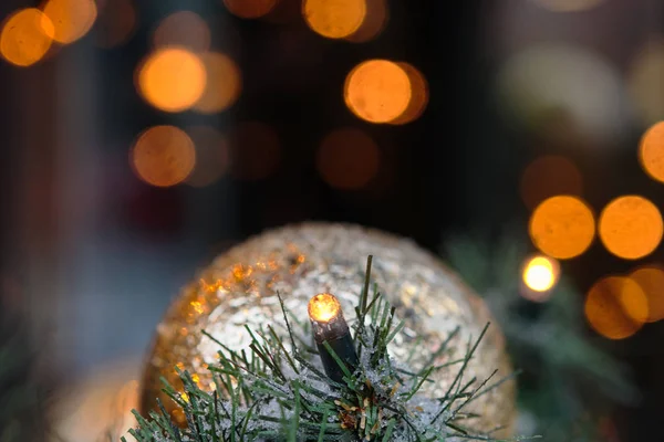 Geschmückter Weihnachtsbaum Spielzeug Weihnachtsbaum — Stockfoto