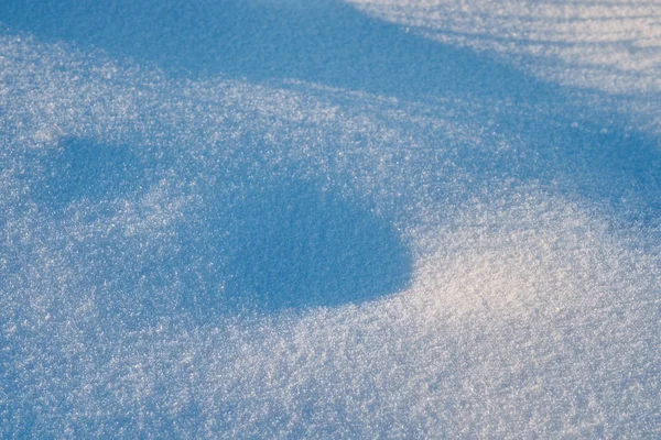 Background Texture Surface Covered Fresh Soft Snow Lithuanian Winter — Stock Photo, Image