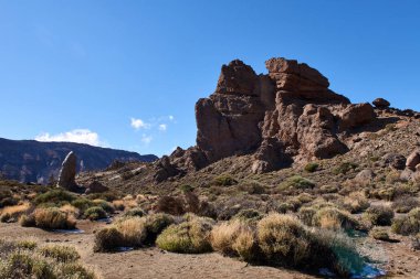Teide Milli Parkı. Roques de Garcia, İspanya.