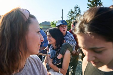 Lelo burti, Shukhuti top için Paskalya Savaşı, Gürcü Rugby