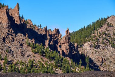 Teide Milli Parkı roques de garcia Tenerife, Kanarya Adaları
