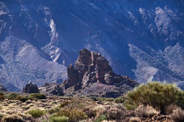 Teide Milli Parkı roques de garcia Tenerife, Kanarya Adaları
