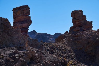 Teide Milli Parkı roques de garcia Tenerife, Kanarya Adaları