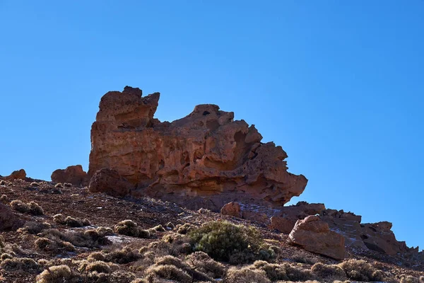 Parque Nacional Teide Roques de Garcia em Tenerife nas Ilhas Canárias — Fotografia de Stock