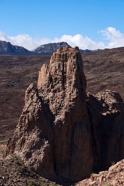 Dağcılar Teide Milli Parkı'nın zirvesine tırmanıyor — Stok fotoğraf