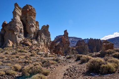 Teide Milli Parkı roques de garcia Tenerife, Kanarya Adaları