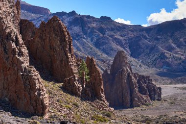 Teide Milli Parkı roques de garcia Tenerife, Kanarya Adaları