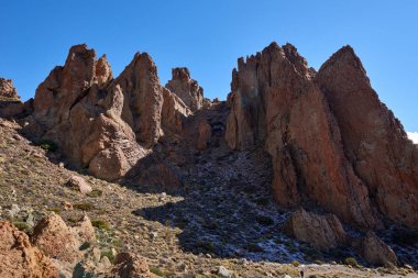 Teide Milli Parkı roques de garcia Tenerife, Kanarya Adaları