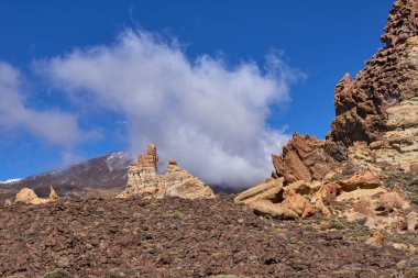 Teide Milli Parkı roques de garcia Tenerife, Kanarya Adaları