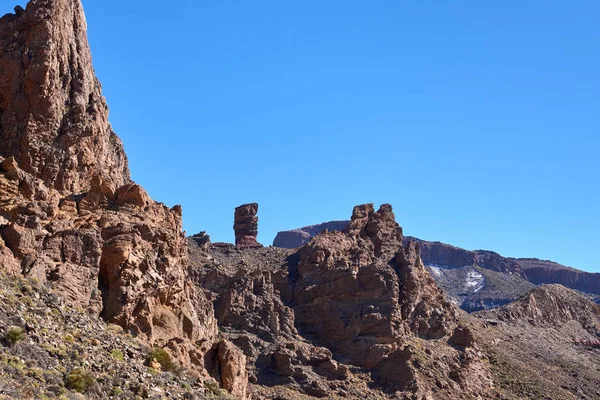 Teide Milli Parkı roques de garcia Tenerife, Kanarya Adaları — Stok fotoğraf