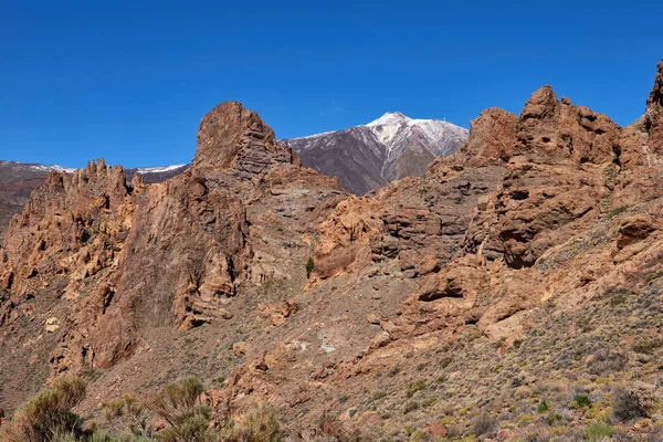 Parque Nacional del Teide Roques de Garcia en Tenerife en las Islas Canarias — Foto de Stock