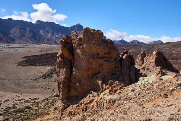 Teide national park roques de garcia v tenerife na Kanárských ostrovech — Stock fotografie