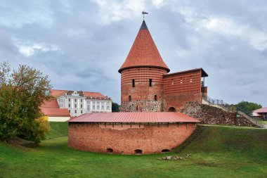 Tarihi Gotik Kaunas Kalesi.