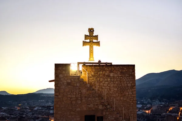Caravaca kasaba, İspanya karşı eski Hıristiyan çapraz.
