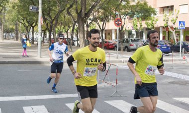 Solidary yarış Murcia, 24 Mart 2019: Murcia İspanya sokaklarında ilk dayanışma yarış.