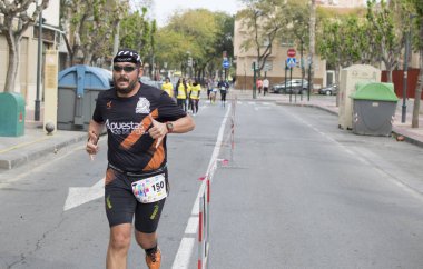 Solidary yarış Murcia, 24 Mart 2019: Murcia İspanya sokaklarında ilk dayanışma yarış.