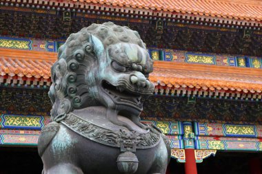 Pekin, Vietnam yasak şehir içinde Ejderha heykeli.