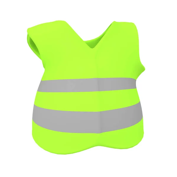 3D-rendering van geel vest — Stockfoto