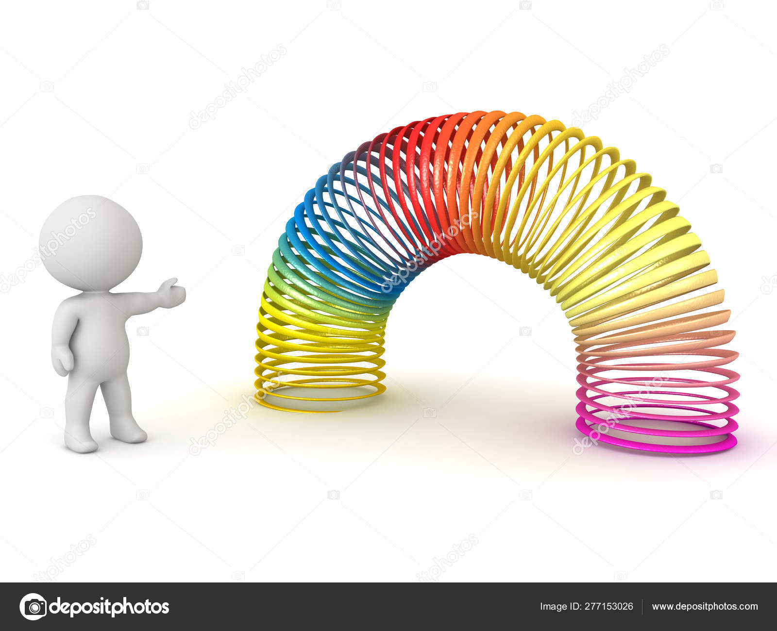 colorful slinky