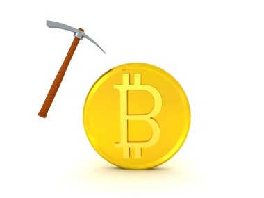 3D kazma Altın Bitcoin 'i vurdu