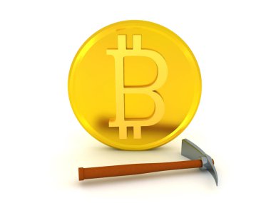 3d Bitcoin ve kazma oluşturma