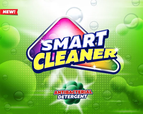 Çamaşır Deterjanı Ürün Logosu Tasarımı Sıvı Sabun Tozu Veya Yumuşatıcı Vektör Grafikler