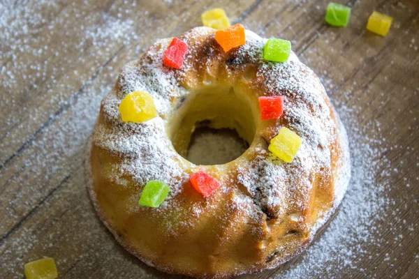 Cupcake Colored Marmalade Icing Sugar — Stock Photo, Image