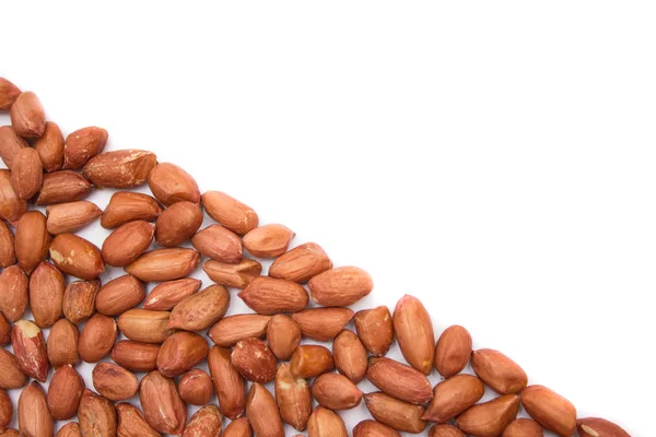 Amendoins Para Fundo Texturas Amendoins Com Casca Por Limpar Amendoim — Fotografia de Stock