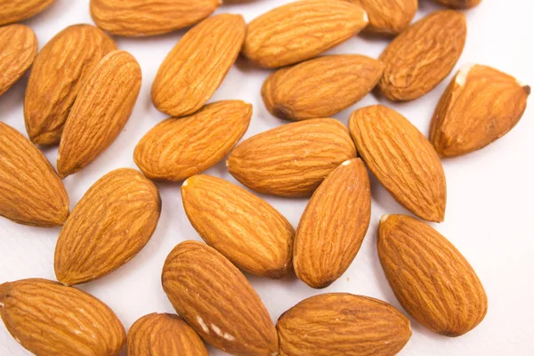 Almond. Almonds on white background. Almonds background. Almond nuts