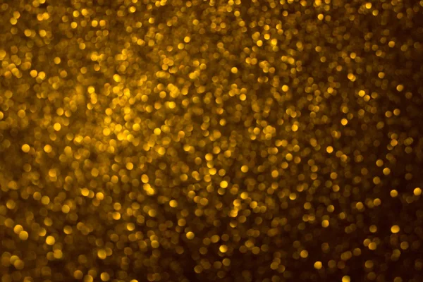 Oro Bokeh Sfondo Astratto Creato Luci Neon Sfondo Festivo — Foto Stock