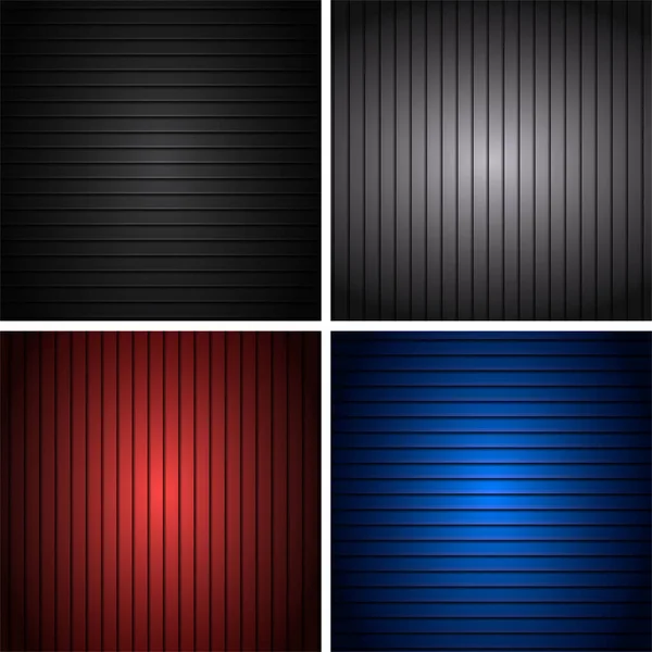 Colorful Metal Background Design Stripes Vector Illustration Eps10 — Stock Vector