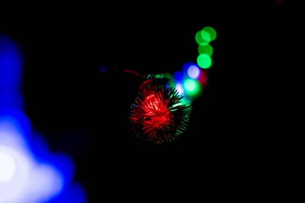 Christmas Lights New Year — Stock Photo, Image