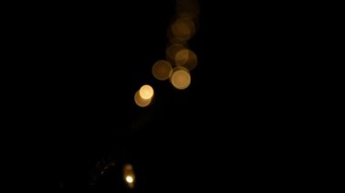 Noel ışıkları Parlatıcı ve twinkle. Yeni yıl, bayram.